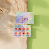 Trendy Hologram Lash Client na zorginstructie Visitekaartje