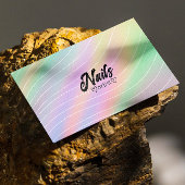 Trendy Hologram Logo Esthetisch Esthetisch Visitekaartje