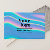 Trendy hologram scan om Instagram te verbinden Visitekaartje