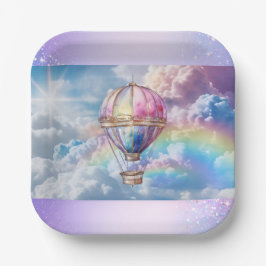 Trendy Holographic Hete Luchtballon Papier Bord