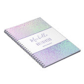 Trendy Holographic Professional Chic Business Notitieboek (Rechterzijde)