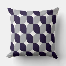 Trendy Home Decor blauw & grijs boho vormen patroo