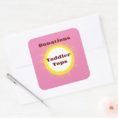 Trendy Home Organization Storage Ideeën Vierkante Sticker (Envelop)