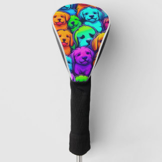 Trendy hond Patroon voor Pet Lovers Golfheadcover