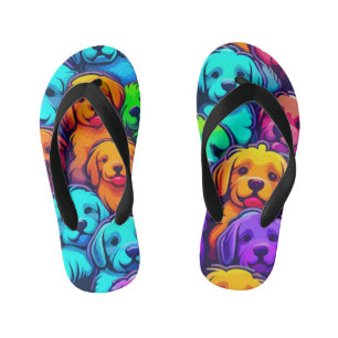 Trendy hond Patroon voor Pet Lovers Kinder Teenslippers