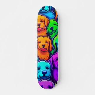 Trendy hond Patroon voor Pet Lovers Persoonlijk Skateboard