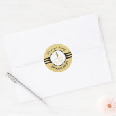  trendy honey jar bee apiary ronde sticker (Envelop)
