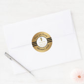trendy honey jar bee apiary ronde sticker (Envelop)