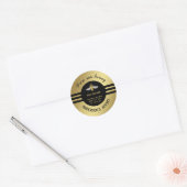 trendy honey jar bee apiary ronde sticker (Envelop)