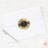 trendy honey jar bee apiary round ronde sticker (Envelop)