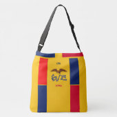 Trendy Honey Yellow Hawkeye Land Crossbody Tas (Achterkant)