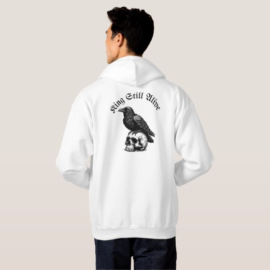 Trendy hoodie with unique style (Achterkant volledig)