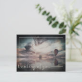 Trendy Hot Air ballon Briefkaart (Staand voorkant)