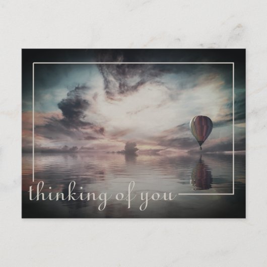 Trendy Hot Air ballon Briefkaart (Voorkant)