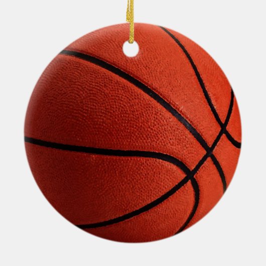 Trendy Hot Basketbal Kerst Ornament (Achterkant)