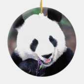 Trendy Hot Chic Cool Panda Christmas Tree Ornament (Achterkant)