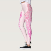 Trendy Hot Pink Angel Wings Leggings (Links)
