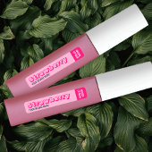 Trendy Hot Pink Girly Lip Gloss 5.5g Lip Balm Tube Labels