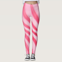 Trendy Hot Pink Swirl - Leggings