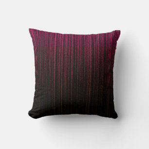 Trendy Hot Roze en Zwart Kussen