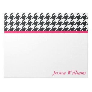 Trendy Houndstooth Notitieblok