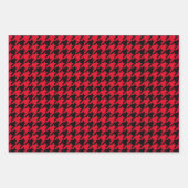 Trendy houndstooth patroon Kerstmis Inpakpapier Vel (Voorkant 3)