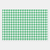 Trendy houndstooth patroon Kerstmis Inpakpapier Vel (Voorkant 2)