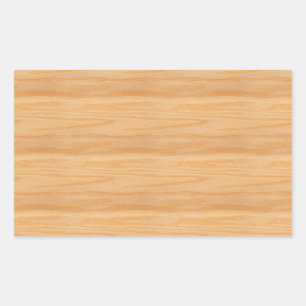 Trendy houten blanco sjabloon elegante ontwerp kla rechthoekige sticker