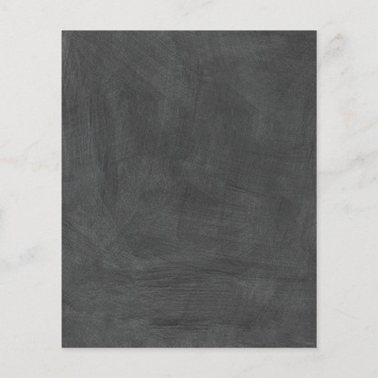 Trendy Houtskool Zwarte Hond Grooming Flyer (Achterkant)