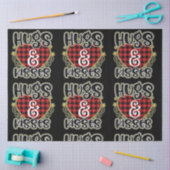 Trendy Hugs en Kisses Valentijnsdag Tissuepapier (Craft)