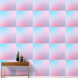 Trendy Huidige Teal Roze Blauw Behang