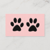 Trendy huisdier thema visitekaartje (Achterkant)