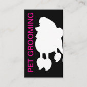 Trendy huisdierverzorging visitekaartje (Voorkant)