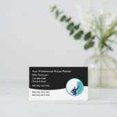 Trendy huisschilder Visitekaartje ontwerp (Staand voorkant)