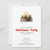 Trendy Hulstbes Kerst Decoratie Kaart (Voorkant)