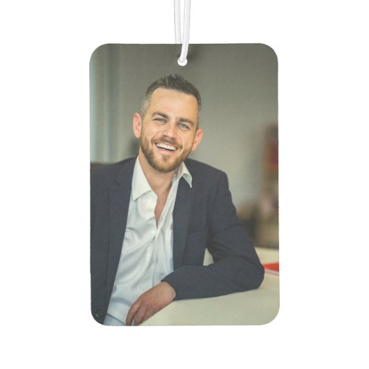 Trendy Husband Magazine Hoesje stijl foto's Luchtverfrisser (Achterkant)