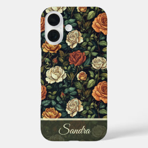 Trendy Huwelijkscadeau Roos Bloemstuk Op Maat iPhone 16 Hoesje