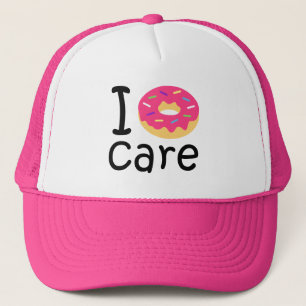 Trendy I Donut Care grappige zin citeert emoji Trucker Pet