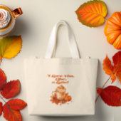 Trendy "I love you, like, a latte" Grote Tote Bag
