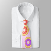 Trendy Iced Donuts patroon Stropdas (Gebonden)