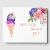 Trendy Ijsjes Bruiloftsfeestje Gastenboek (Achterkant)