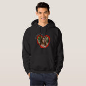 Trendy Ik hou van mijn Vriendin Red Heart Custom P Hoodie (Voorkant volledig)
