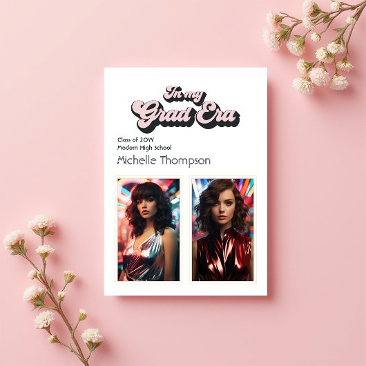 Trendy in mijn Afstudeerder tijdperk afstudeerfees Kaart