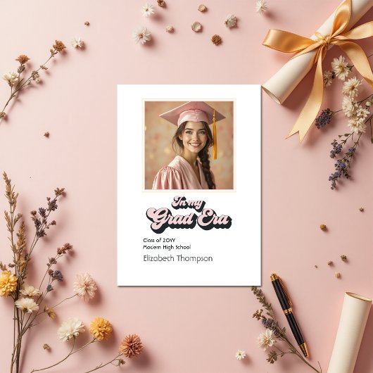 Trendy in mijn Afstudeerder tijdperk Afstuderen fo Aankondiging