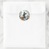 Trendy In Mijn Afstudeertijd Afstuderen Ronde Sticker (Tas)