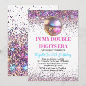 Trendy in mijn dubbele cijfers tijdperk verjaardag kaart (Voorkant / Achterkant)
