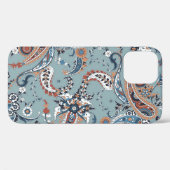 Trendy Indiase paisley: naadloze achtergrond. Case-Mate iPhone Case (Achterkant (horizontaal))