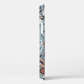 Trendy Indiase paisley: naadloze achtergrond. Case-Mate iPhone Case (Achterkant / Rechts)