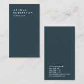 Trendy Indigo Stylish Consultant Visitekaartje (Voorkant / Achterkant)