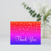 Trendy Inexpensiv Gold Glitter Black Hartelijk dan Briefkaart (Staand voorkant)